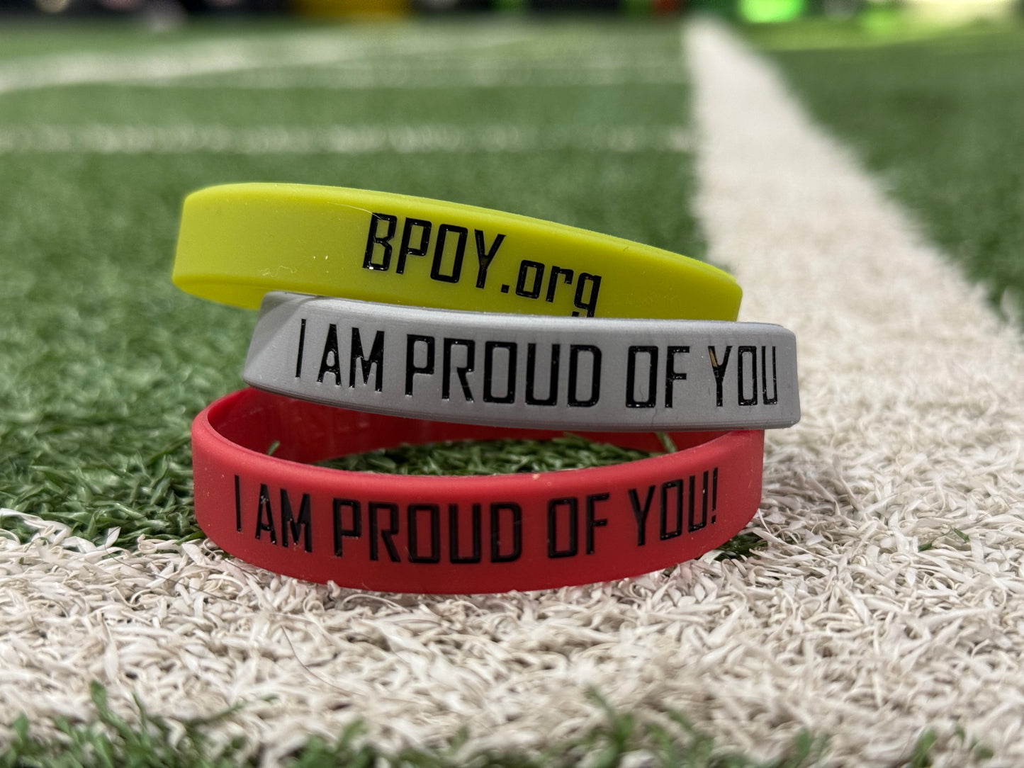 I am proud of you. Wrist Band
